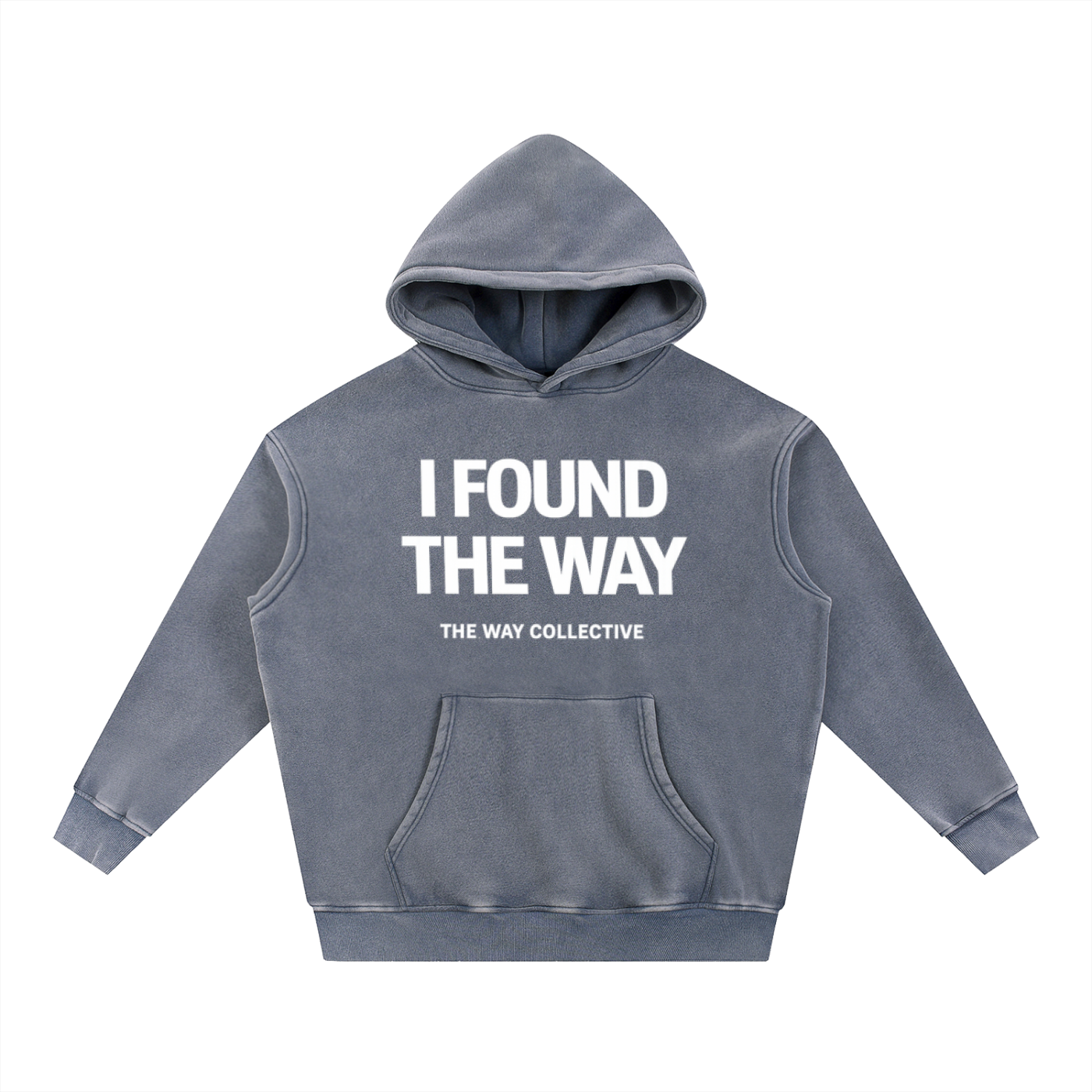 Snow Wash Fleece Oversize Hoodie