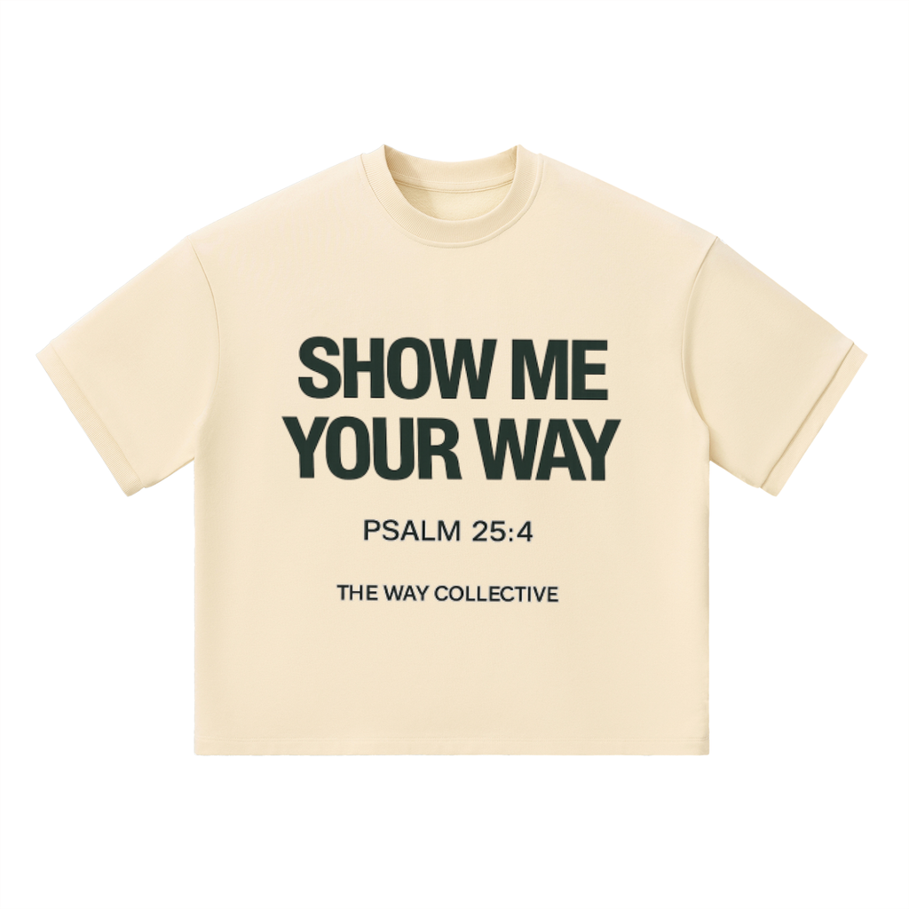 Show Me Your Way Boxy Tee (Cream)
