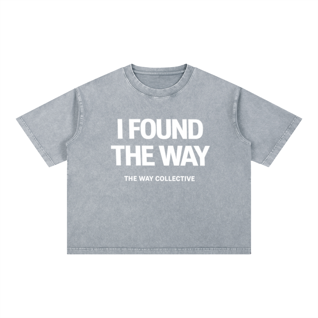 Mineral Wash Boxy Cotton T-Shirt