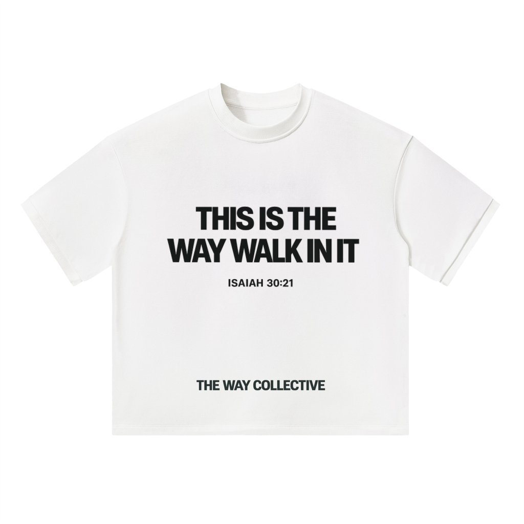 This Is The Way Boxy Tee (White)