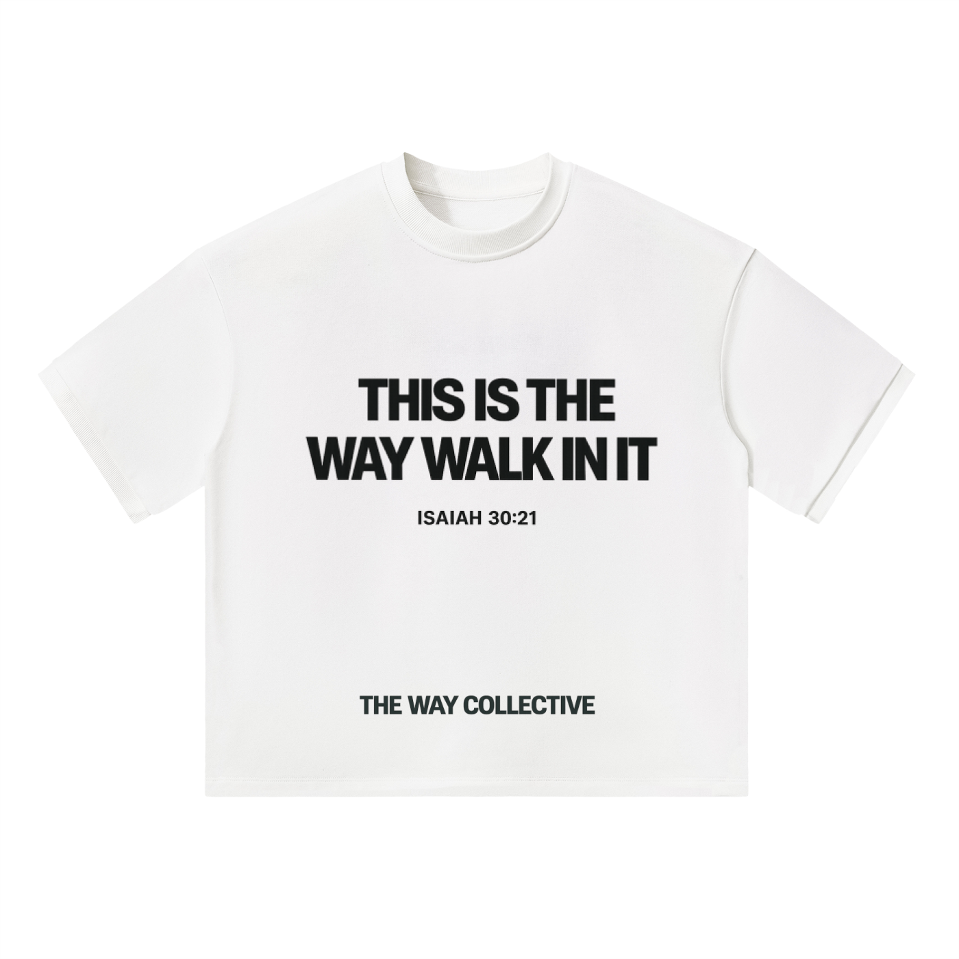 This Is The Way Boxy Tee (White)