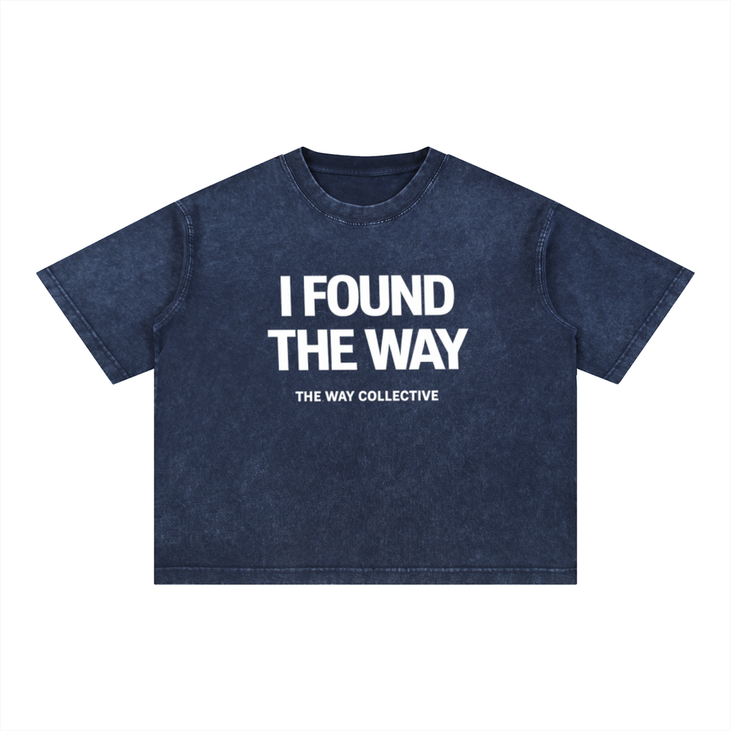 Mineral Wash Boxy Cotton T-Shirt