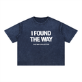 Mineral Wash Boxy Cotton T-Shirt