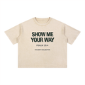 Mineral Wash Boxy Cotton T-Shirt