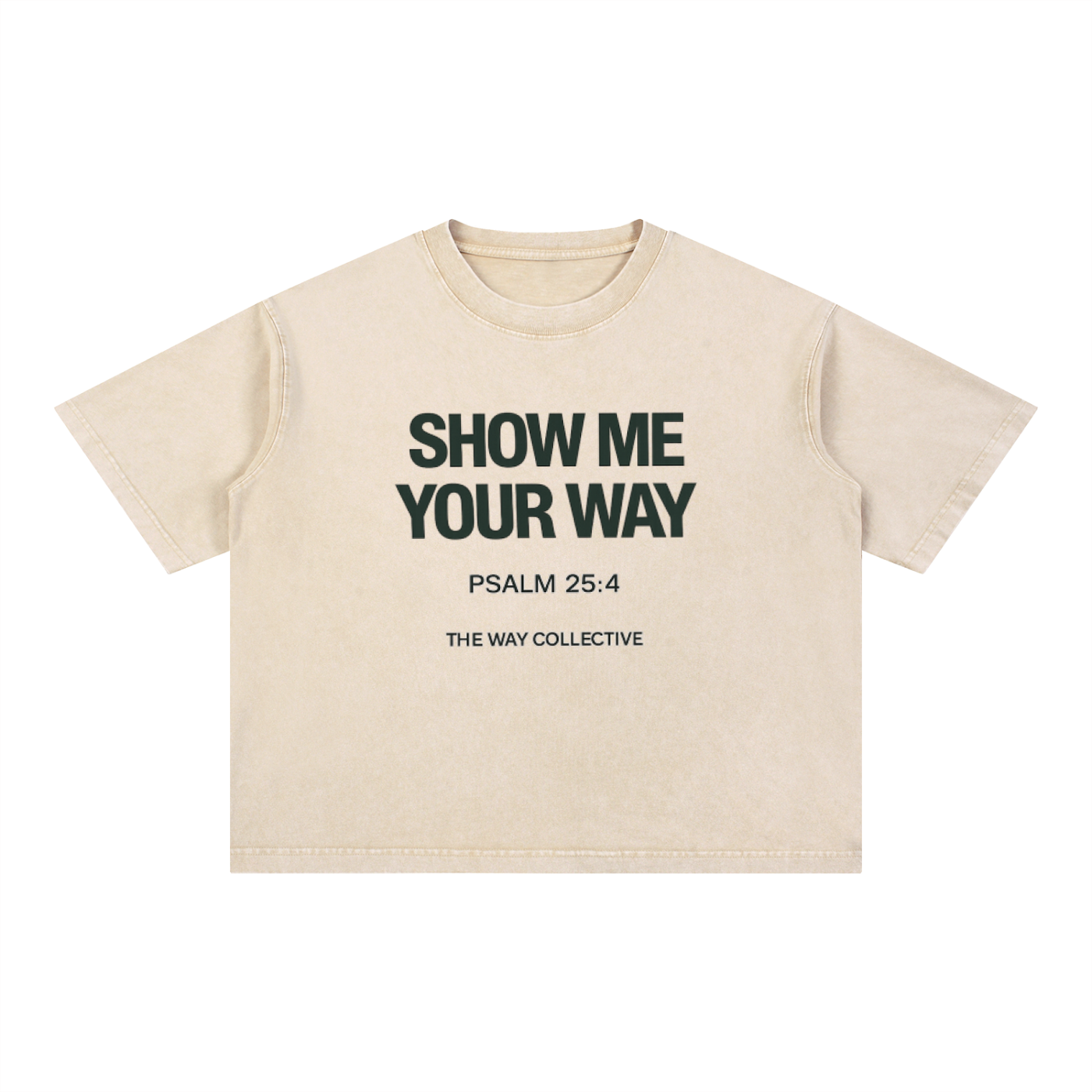 Mineral Wash Boxy Cotton T-Shirt