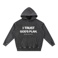 Snow Wash Fleece Oversize Hoodie